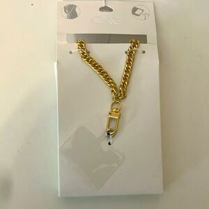 Icing Gold Chain Phone Holder New In Box